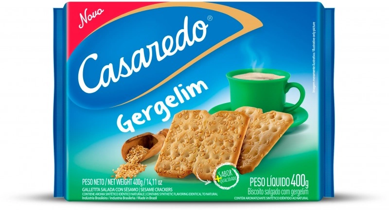 Biscoito Casaredo 400g Gergelim