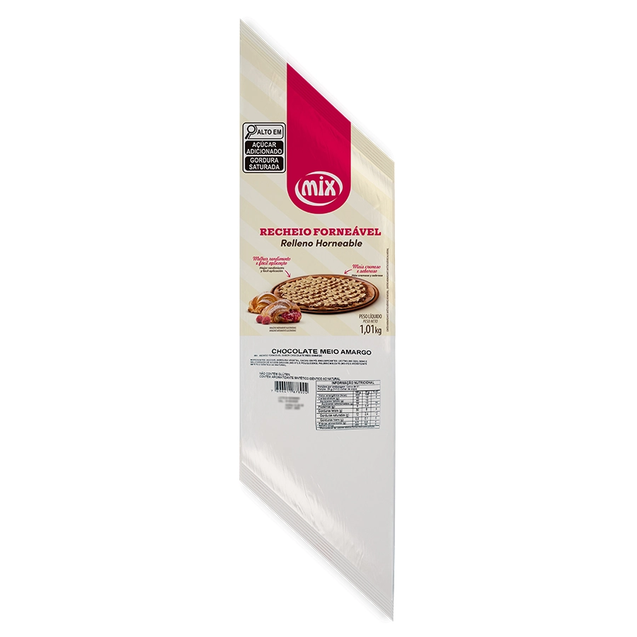 Recheio Forne Choco Meio Amargo 1,010kg Mix