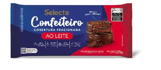 Cobertura Chocolate Ao Leite Selecta 1,010kg