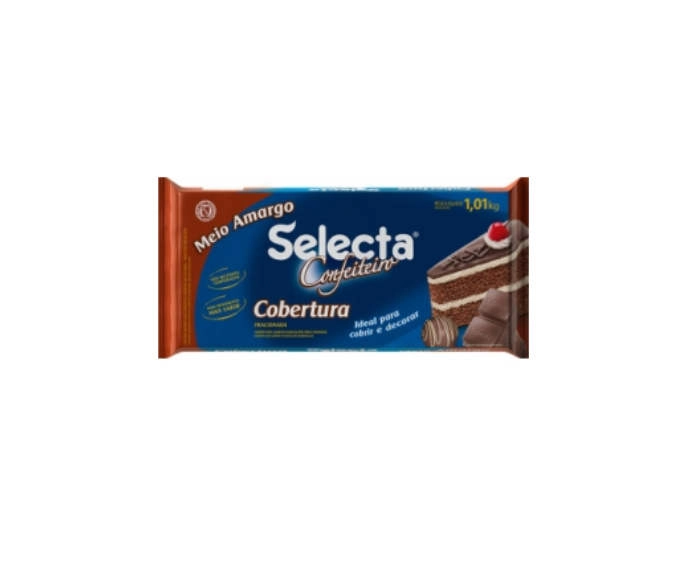 Cobertura Selecta Confeiteiro Frac M.amarga 1,01kg