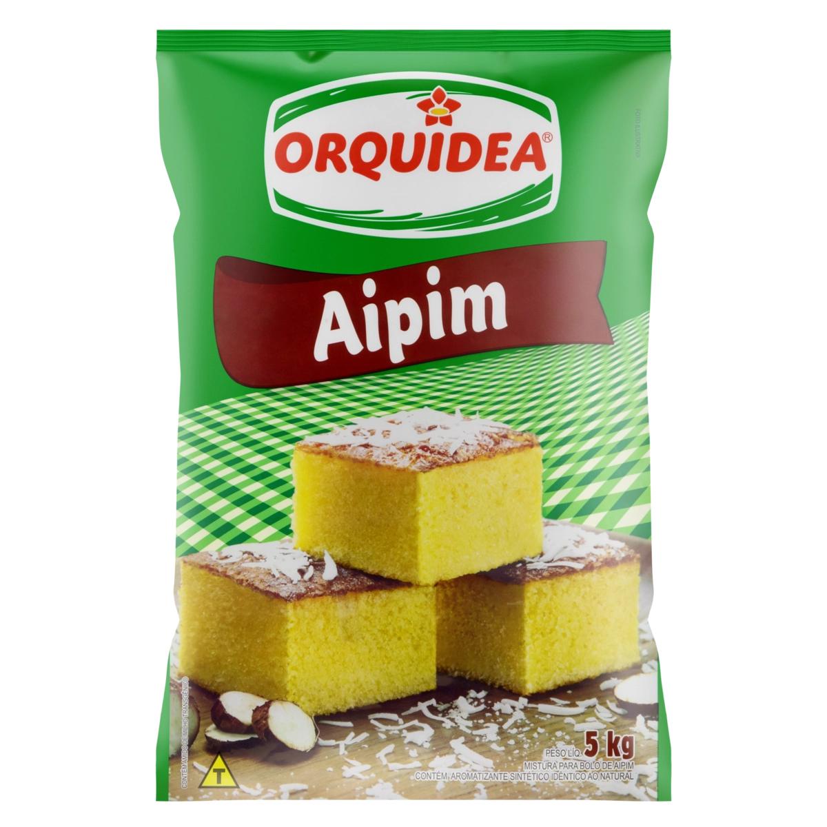 Mistura Para Bolo Aipim Orquídea Pacote 5kg