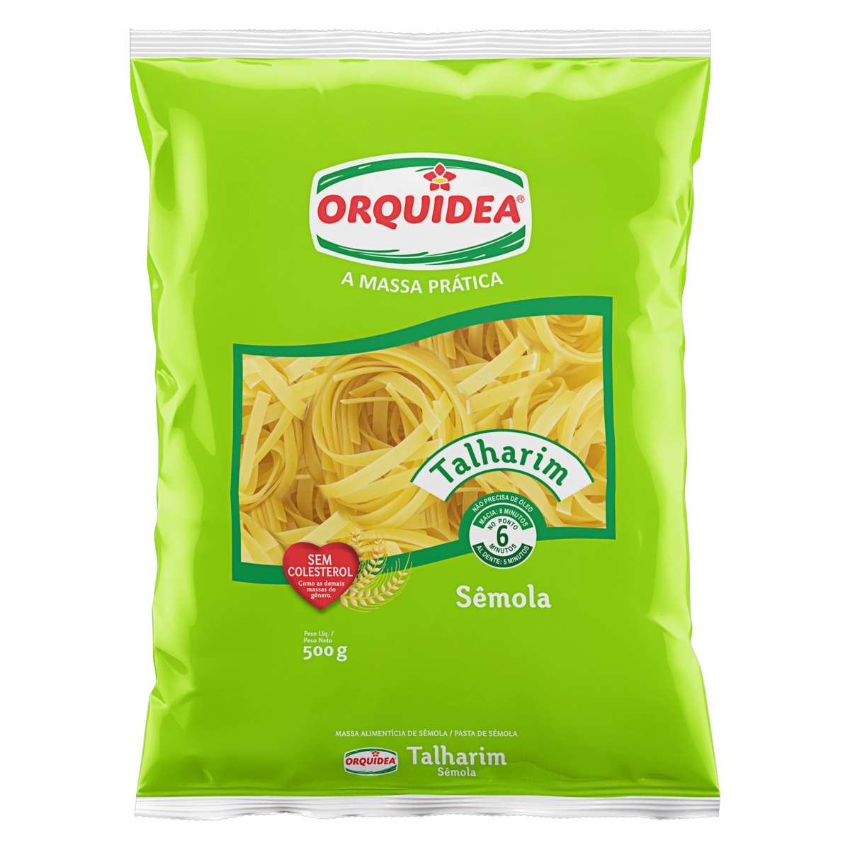 Macarrão De Sêmola Talharim Orquídea Pacote 500g