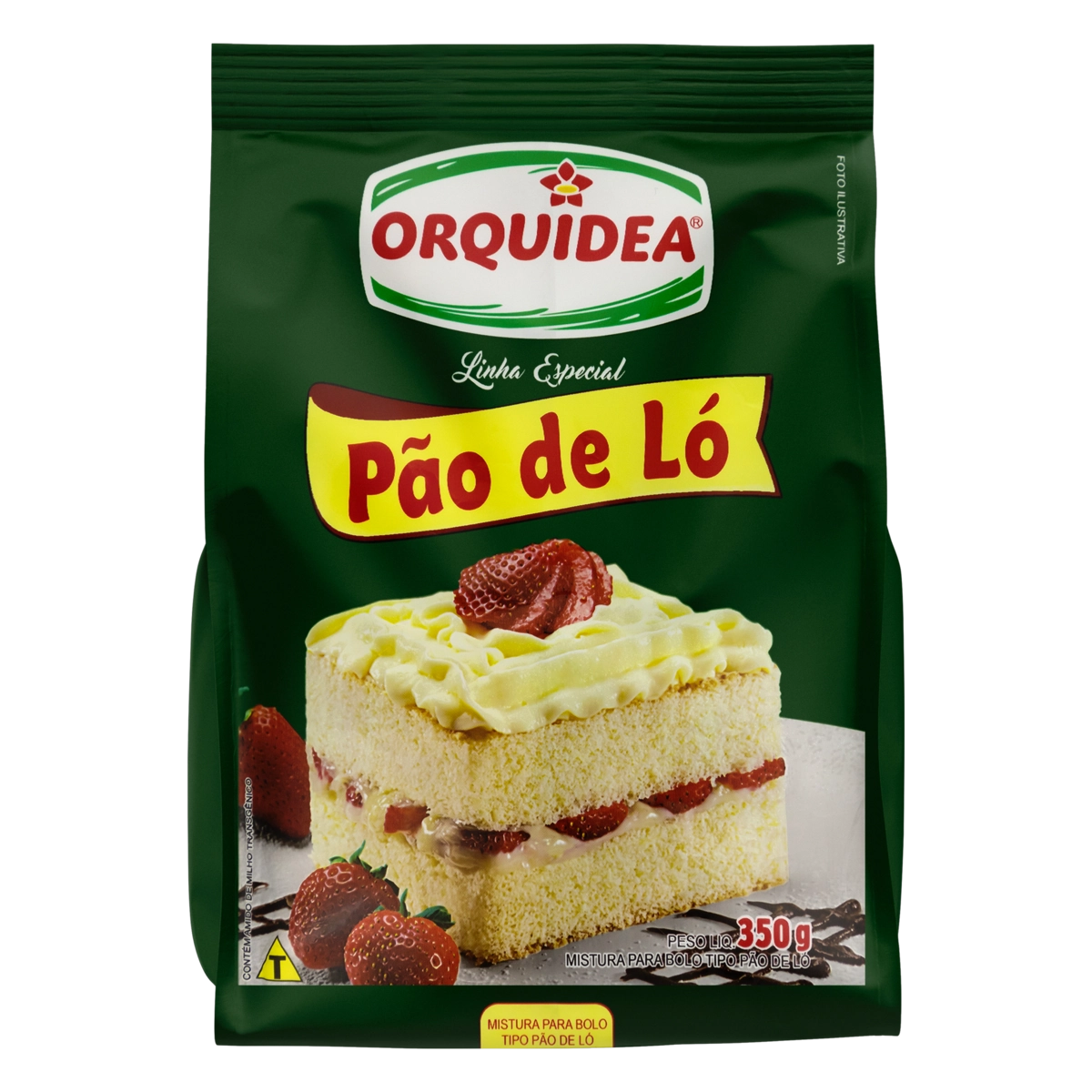 Mistura Para Pão De Ló Orquídea Especial Pacote 350g