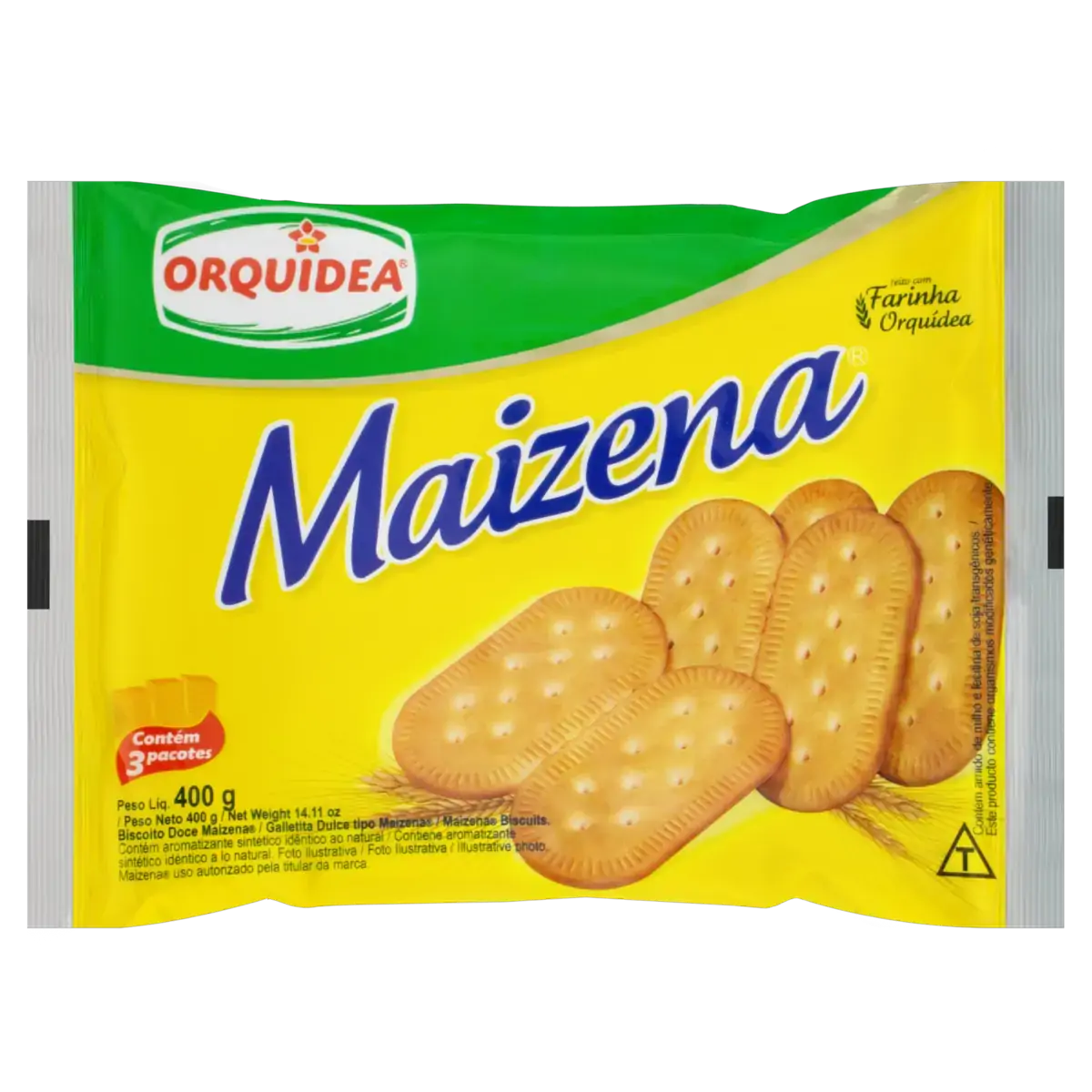 Biscoito Maisena Orquídea Pacote 400g