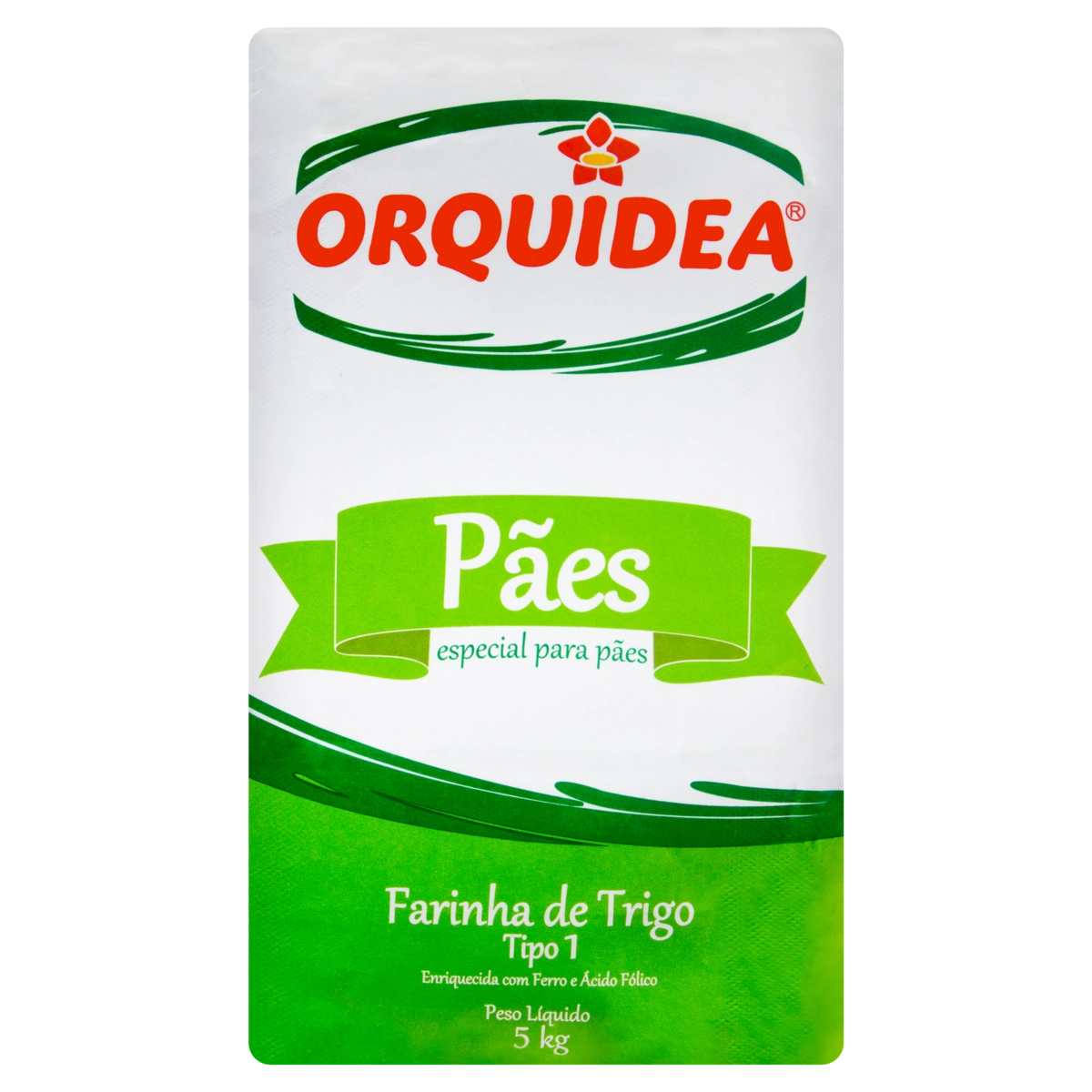 Farinha De Trigo Tipo 1 Para Pães Orquídea Pacote 5kg