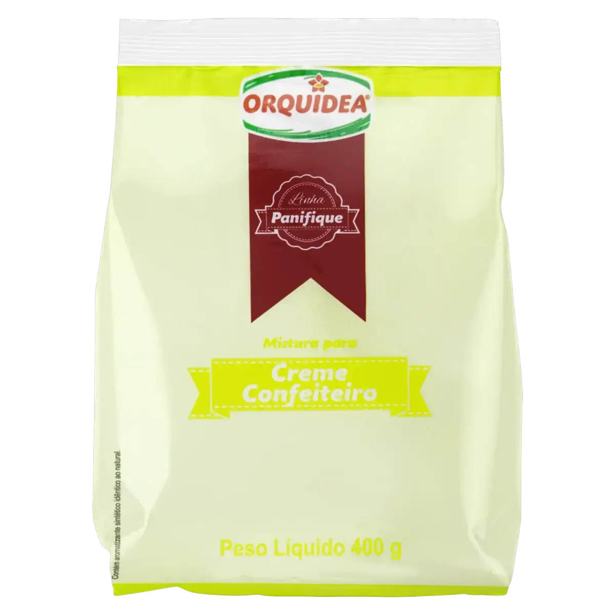 Mistura Para Creme Confeiteiro Orquídea Panifique Pacote 400g