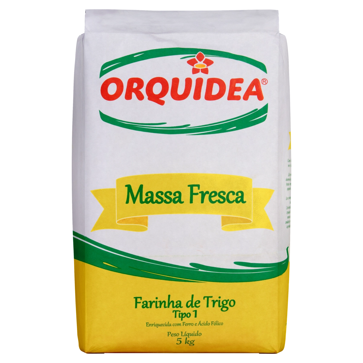Farinha De Trigo Tipo 1 Orquídea Massa Fresca Pacote 5kg