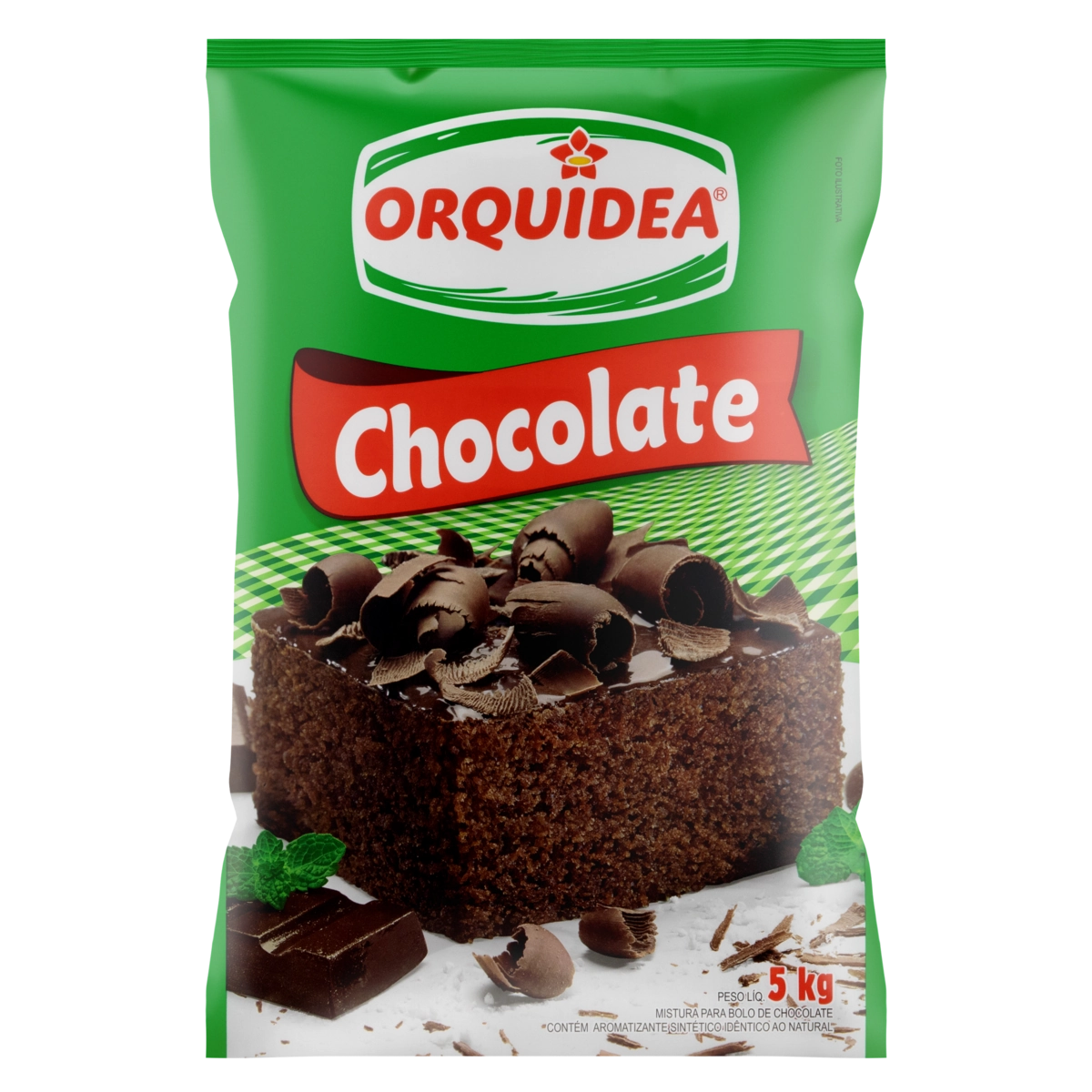 Mistura Para Bolo Chocolate Orquídea Pacote 5kg