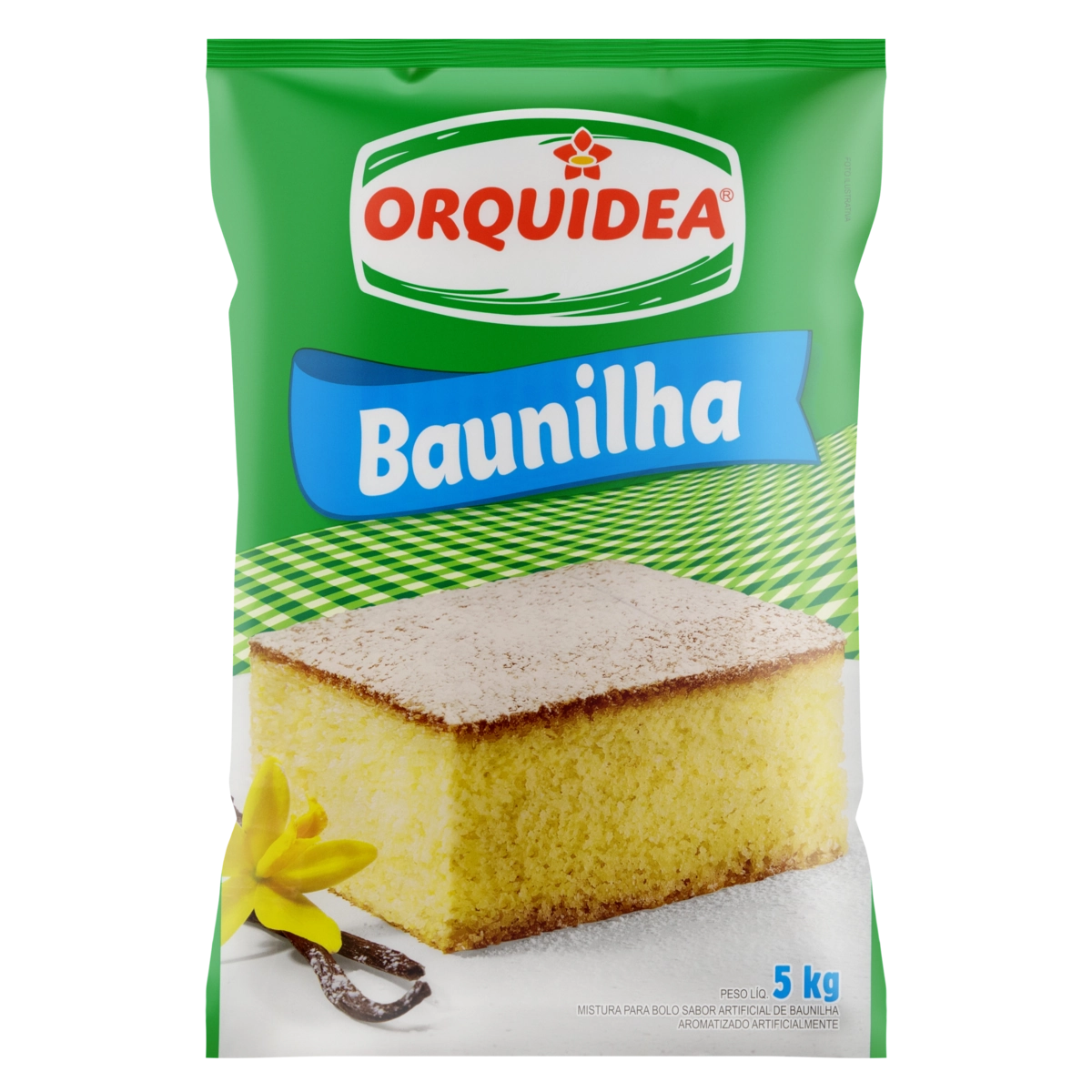 Mistura Para Bolo Baunilha Orquídea Pacote 5kg