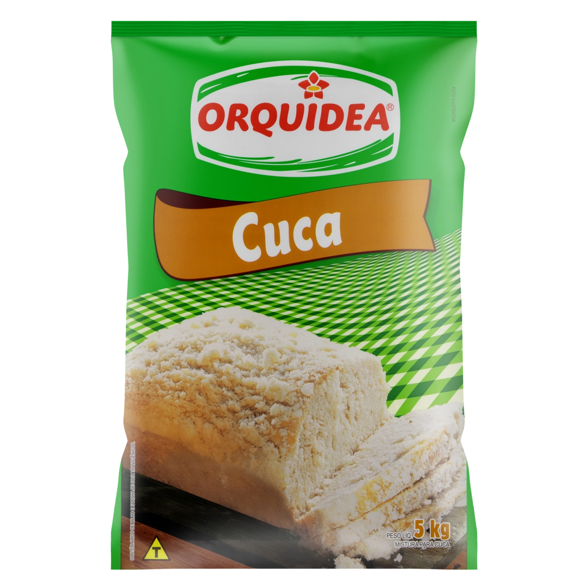 Mistura Para Bolo Cuca Orquídea Pacote 5kg