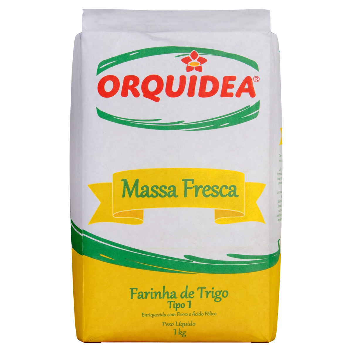 Farinha De Trigo Tipo 1 Orquídea Massa Fresca Pacote 1kg