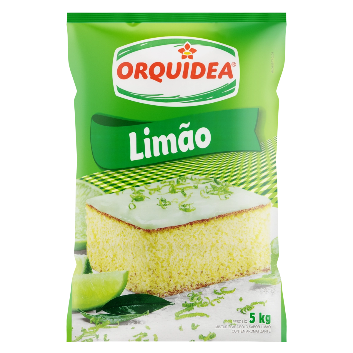 Mistura Para Bolo Limão Orquídea Pacote 5kg