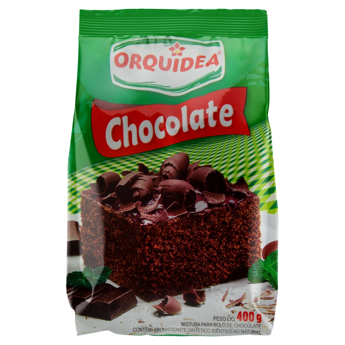 Mistura Para Bolo Chocolate Orquídea Pacote 400g