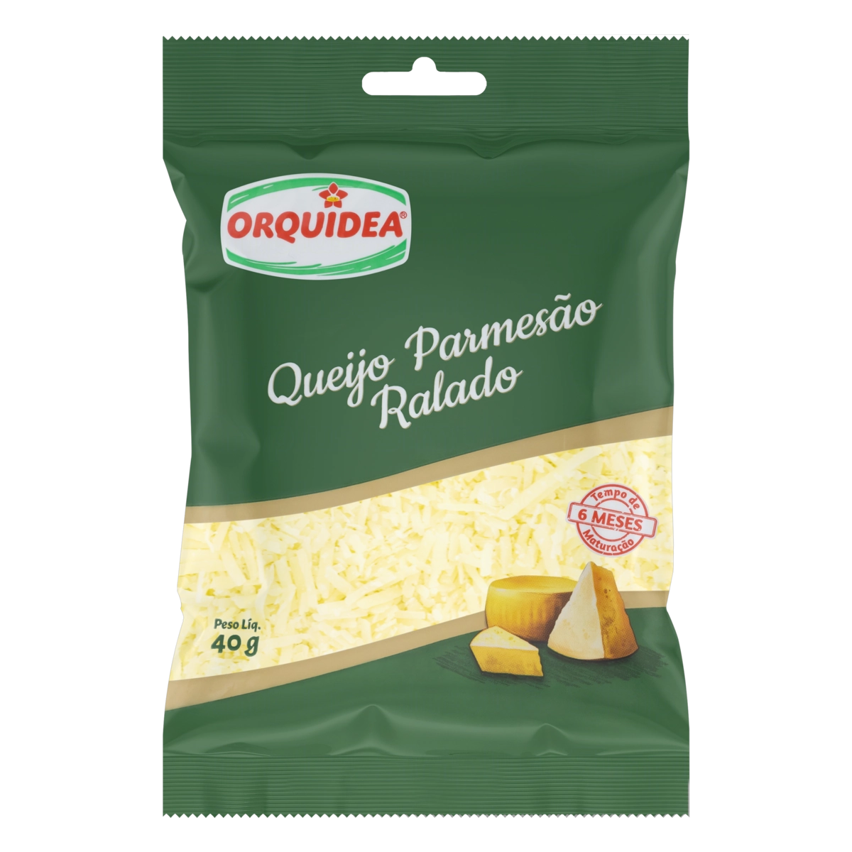 Queijo Parmesão Ralado Orquídea Pacote 40g