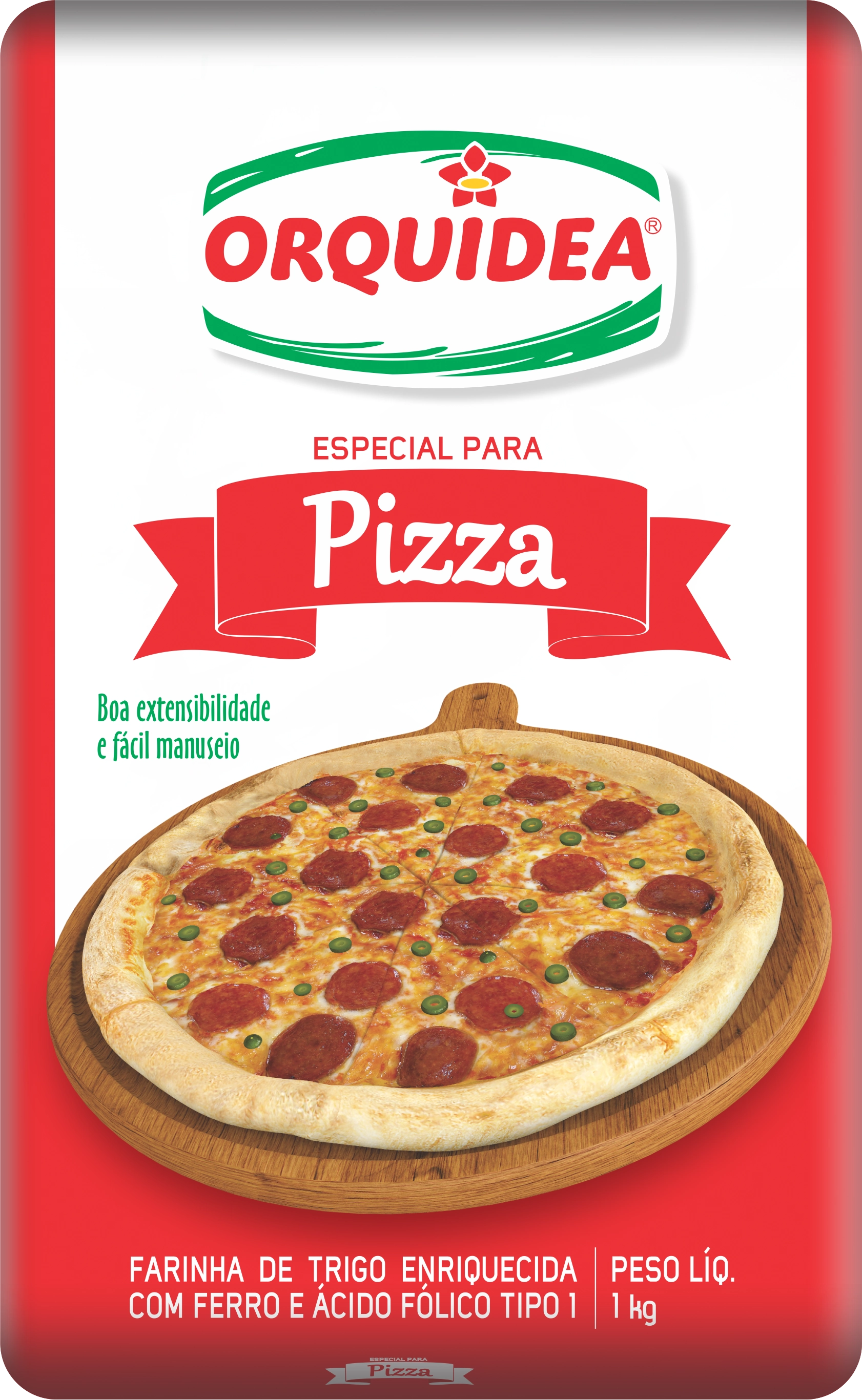 Farinha De Trigo Tipo 1 Longa Fermentação Orquídea Artigianale Pacote 1kg