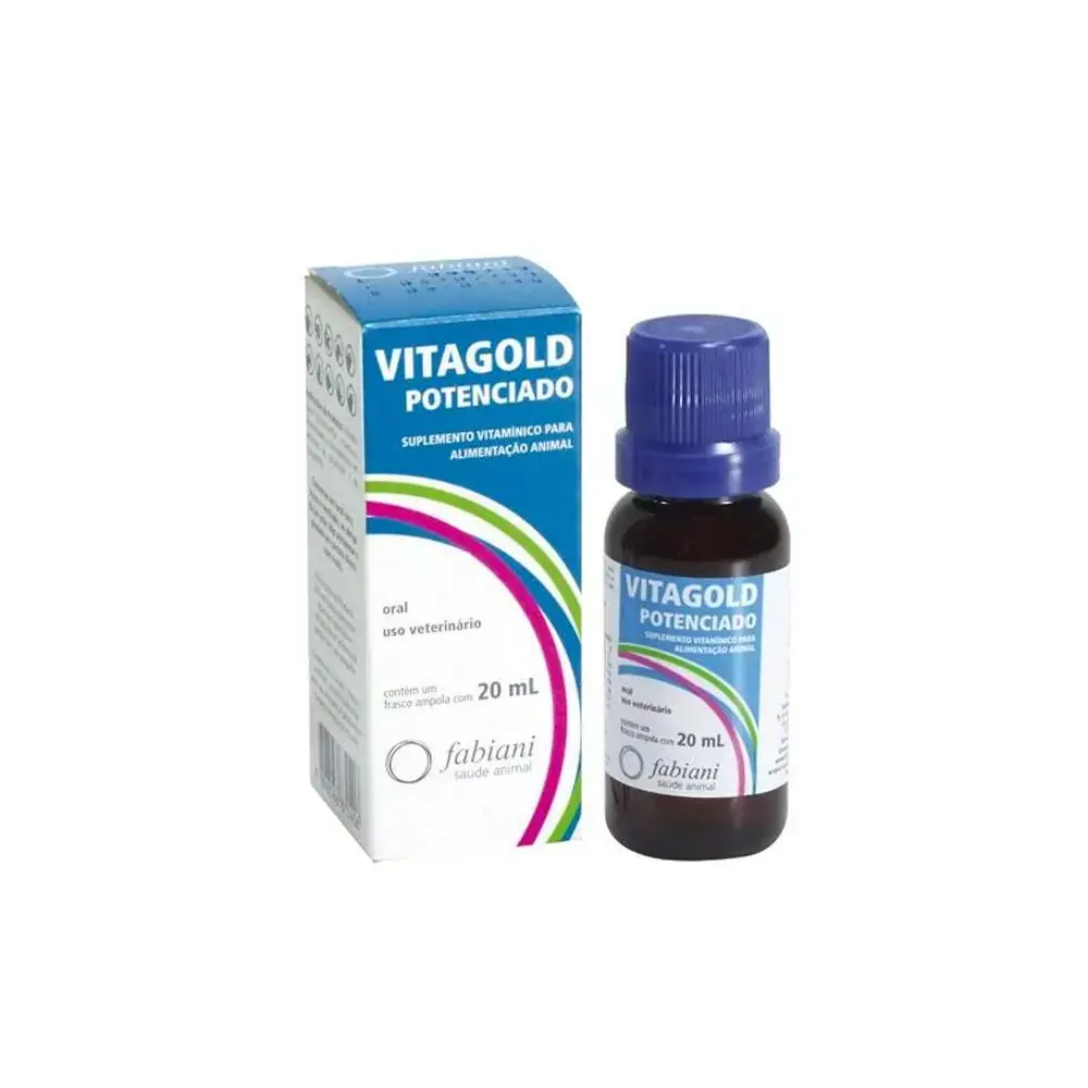 Vitagold Vetminas Para Pássaros E Roedores 20ml