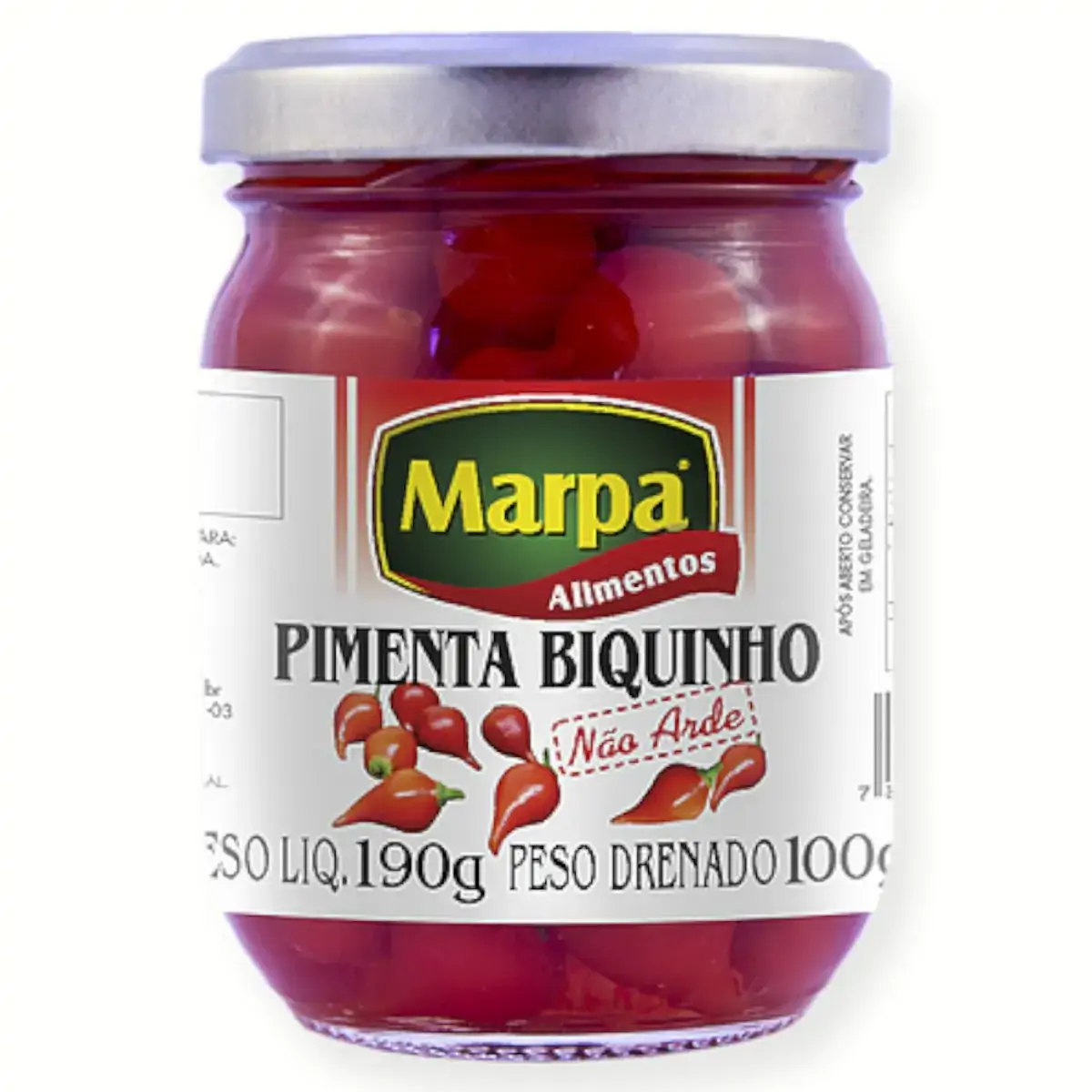 Molho De Pimenta Biquinho Marpa
