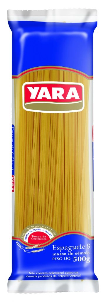 Espaguete Yara N 8 Sêmola