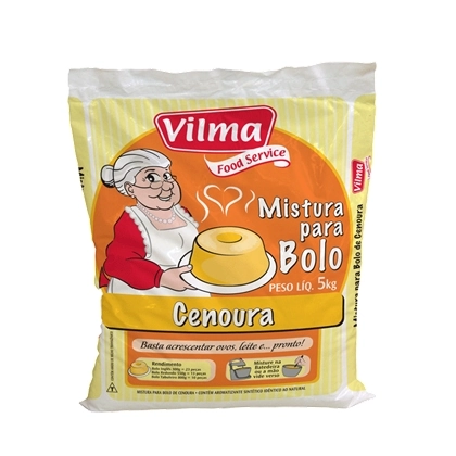 Mistura Para Bolo Vilma Cenoura 5kg