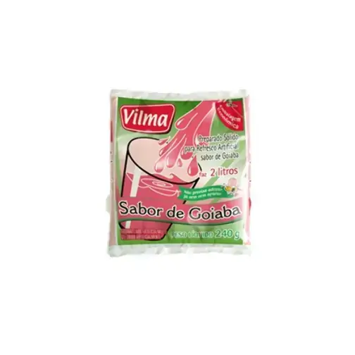 Refresco em Pó Vilma Goiaba Pacote 240 g