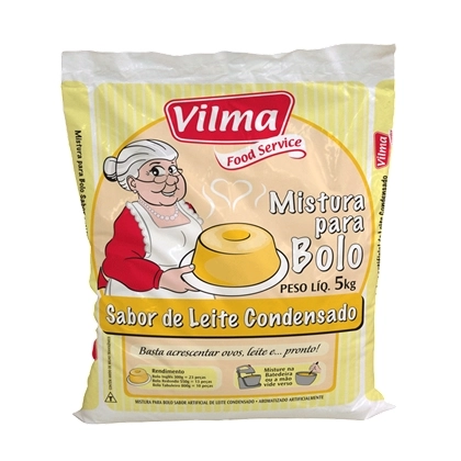 Mistura Para Bolo Vilma Leite Condensado 5kg
