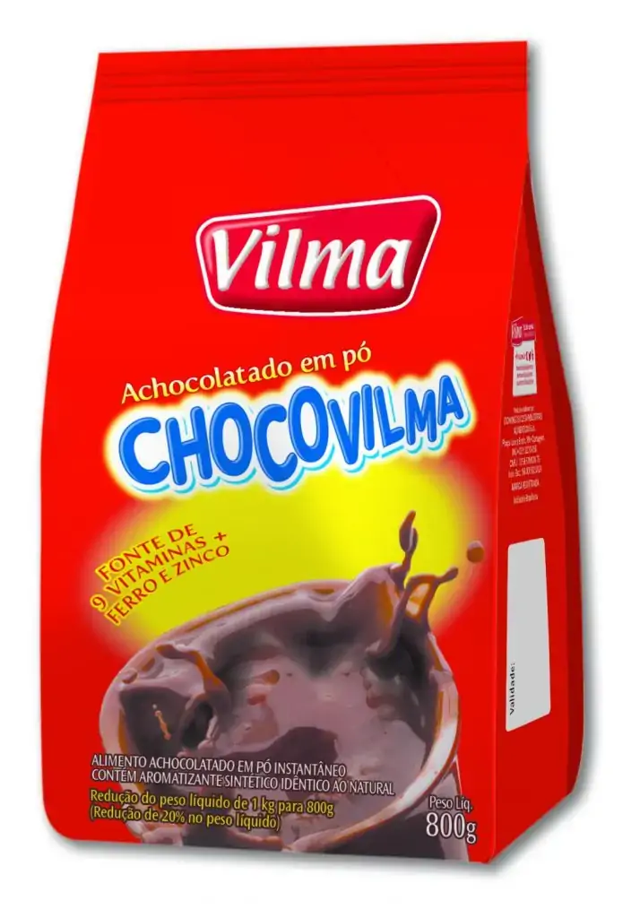 Achoc.em Pó Vilma 800g