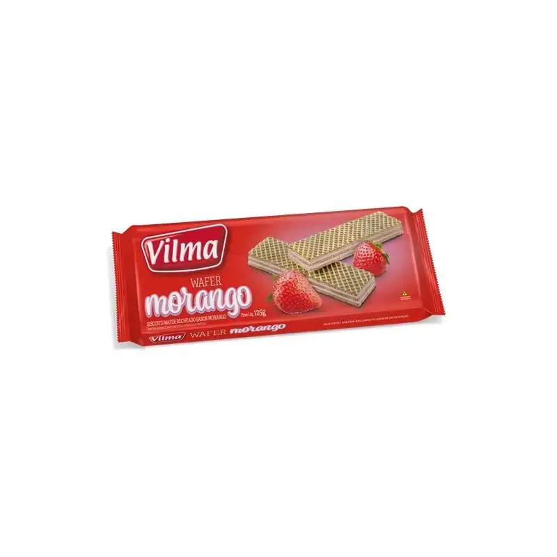 Biscoito Vilma Wafer 125g Mora
