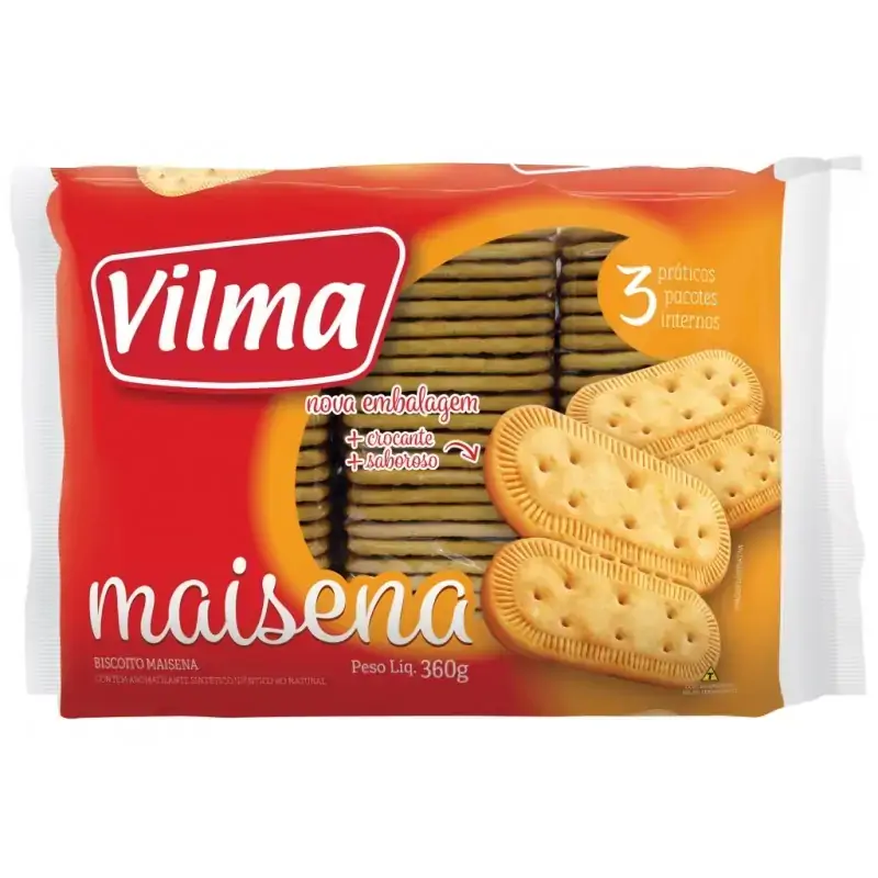 Biscoito Vilma Maizena 360g Un