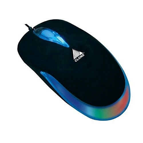 Clone Mouse Optico 3d Luz Azul