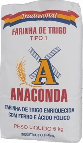 Farinha De Trigo Tipo 1 Anaconda Pacote 5kg