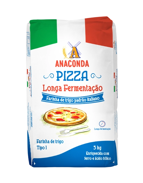 Farinha De Trigo Anaconda Pizza Long Fer 5kg