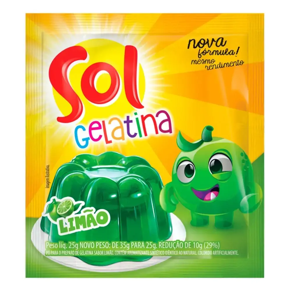 Gelatina Sadia Limao 85g