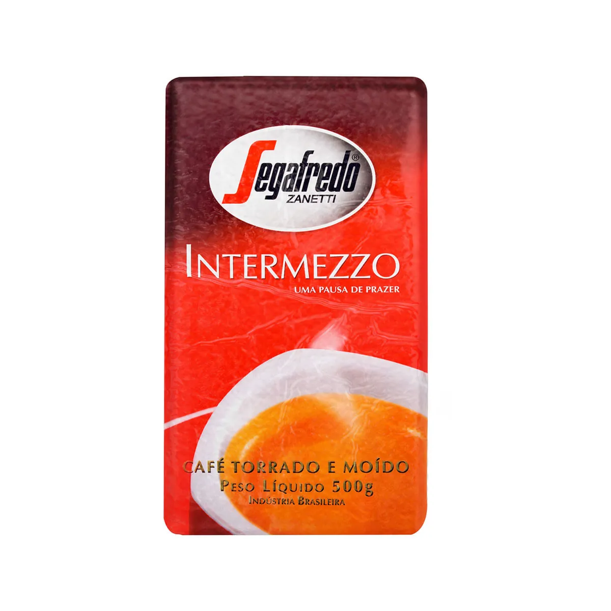 Café Torrado E Moído A Vácuo Intermezzo Segafredo Zanetti Pacote 500g