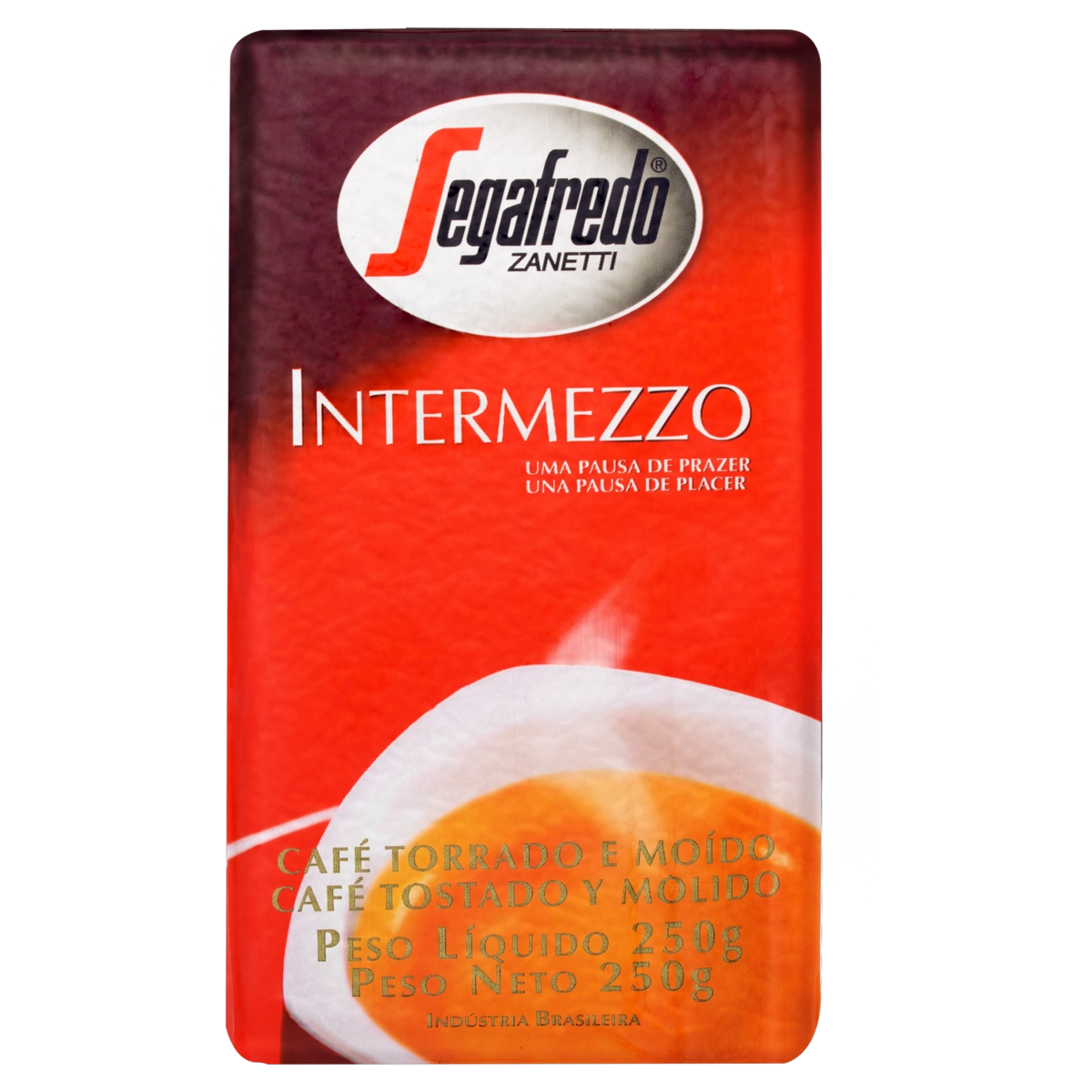 Café Torrado E Moído A Vácuo Intermezzo Segafredo Zanetti Pacote 250g