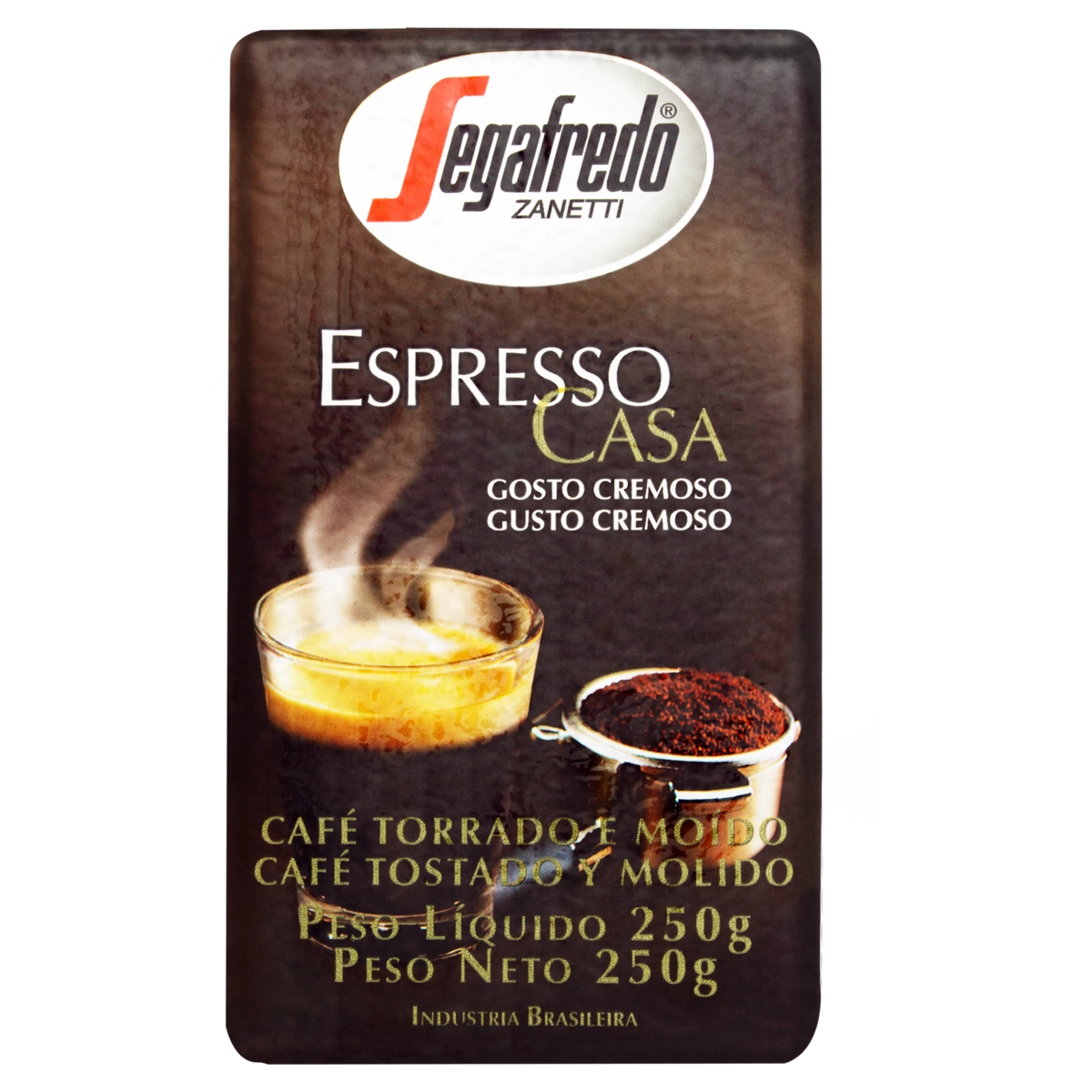 Café Torrado E Moído Espresso Segafredo Zanetti Pacote 250g