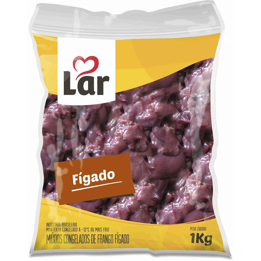 Figado De Frango Lar 1kg
