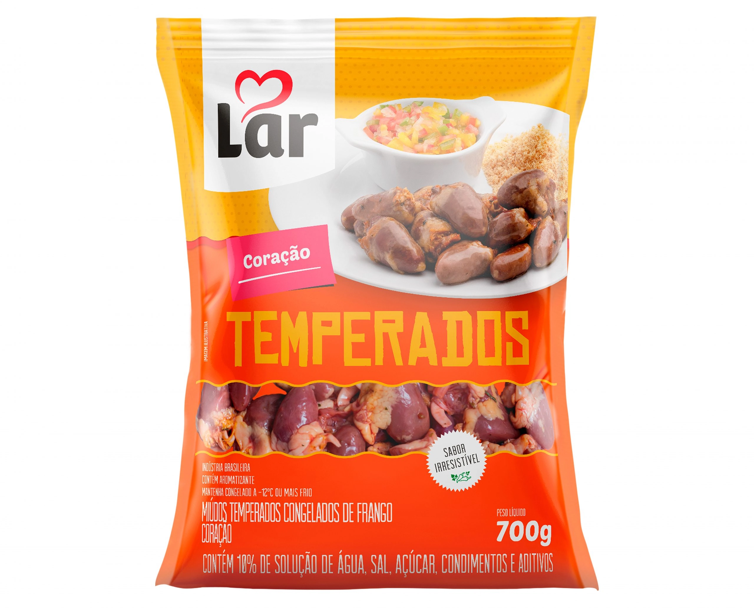 Coracao Lar Temperado 700g