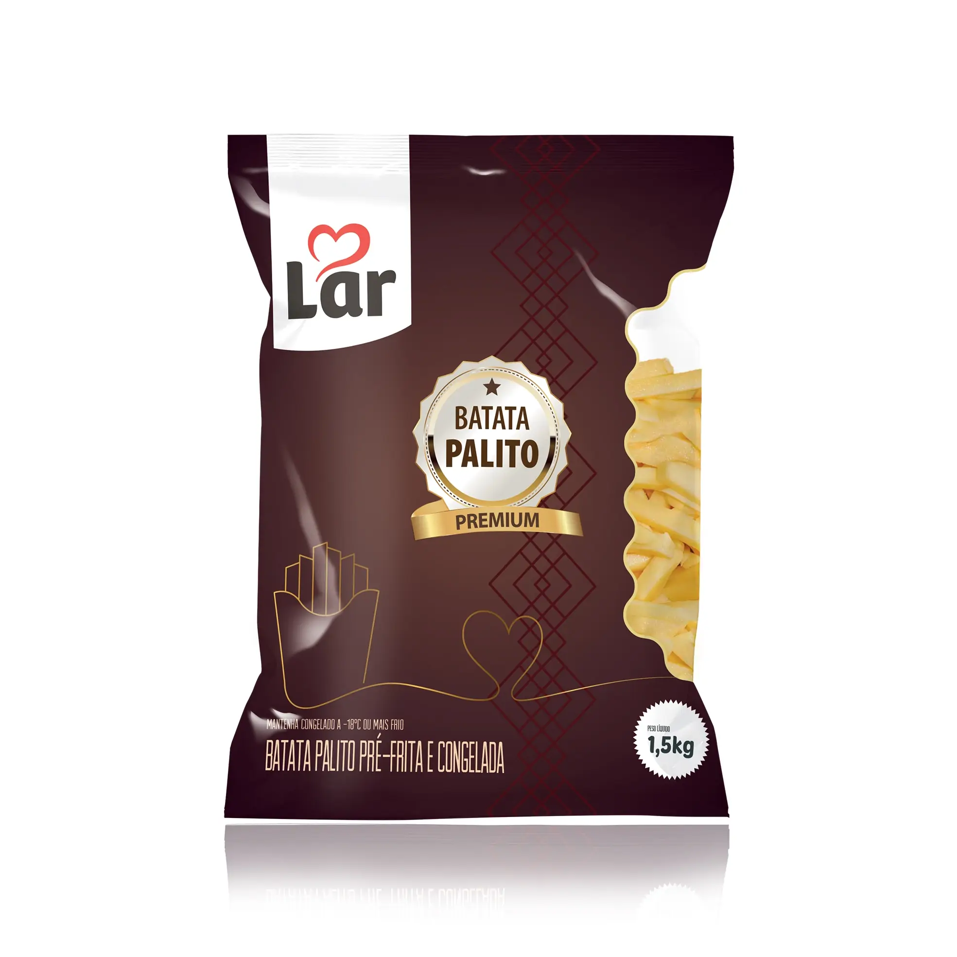 Batata Palito Lar Cong 1,5kg