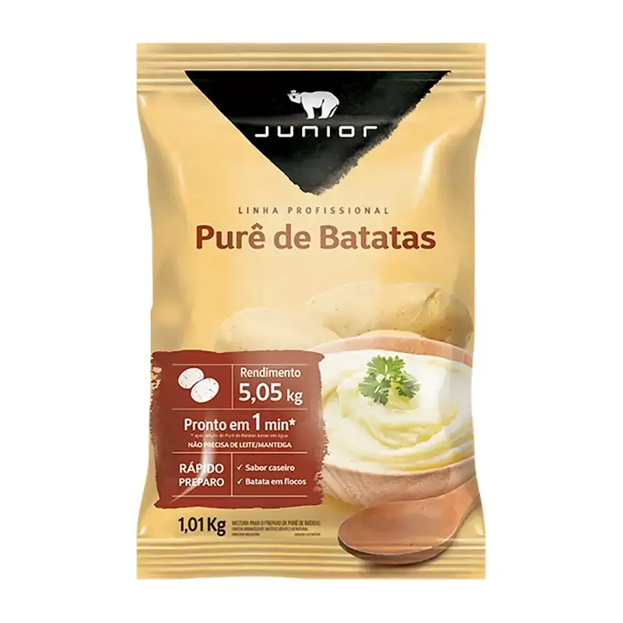 Purê de Batatas Junior 1,01Kg - Linha Profissional