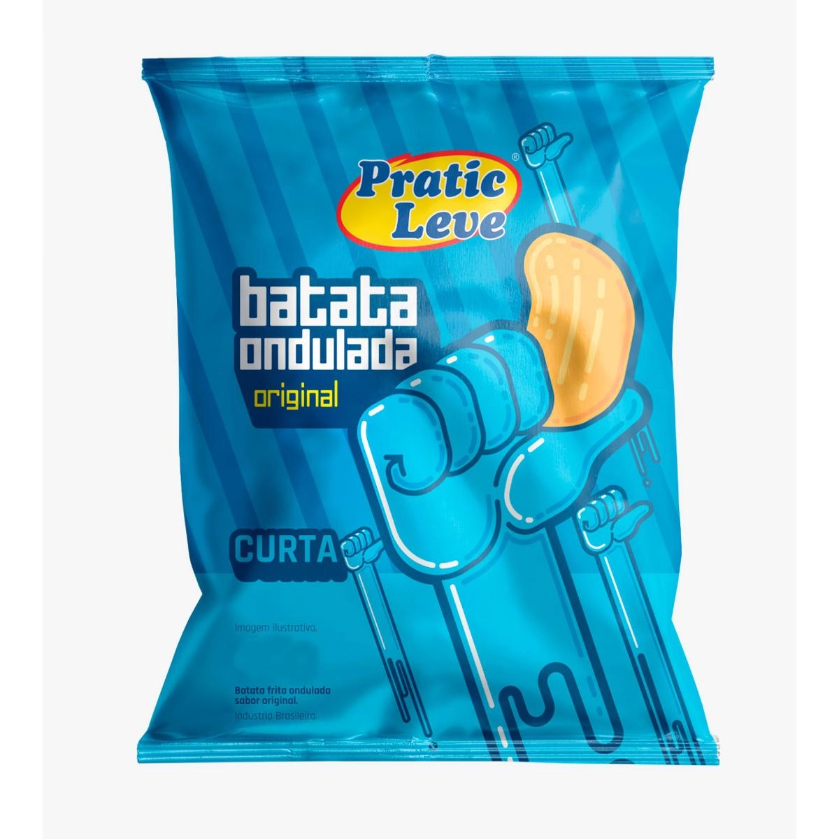 Salg Batata Ondulada Original Pratic Leve 80g