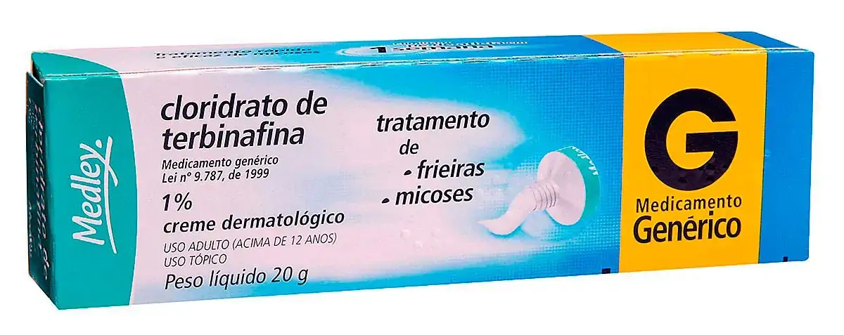 Cloridrato De Terbinafina 1 Medley Caixa 20g Creme