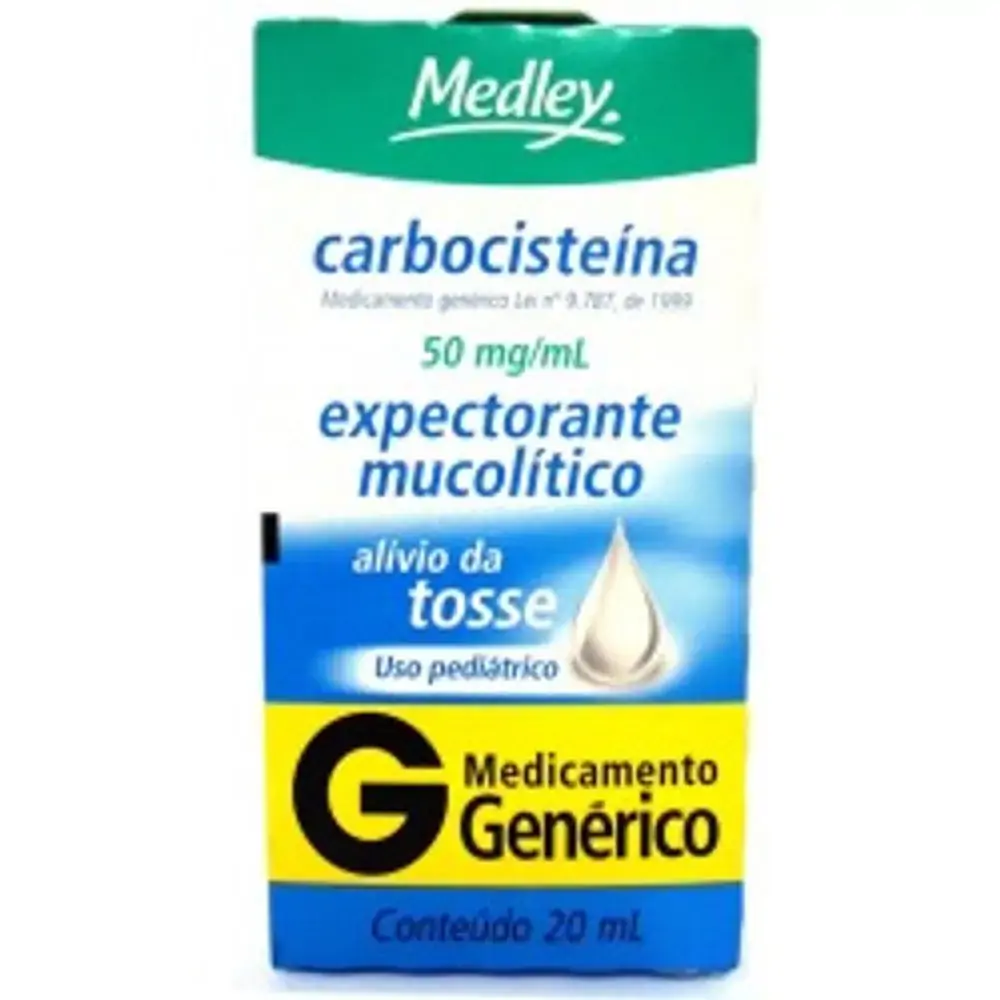 Carbocisteína 20 Mg/ml 1 Ml Medley Genérico