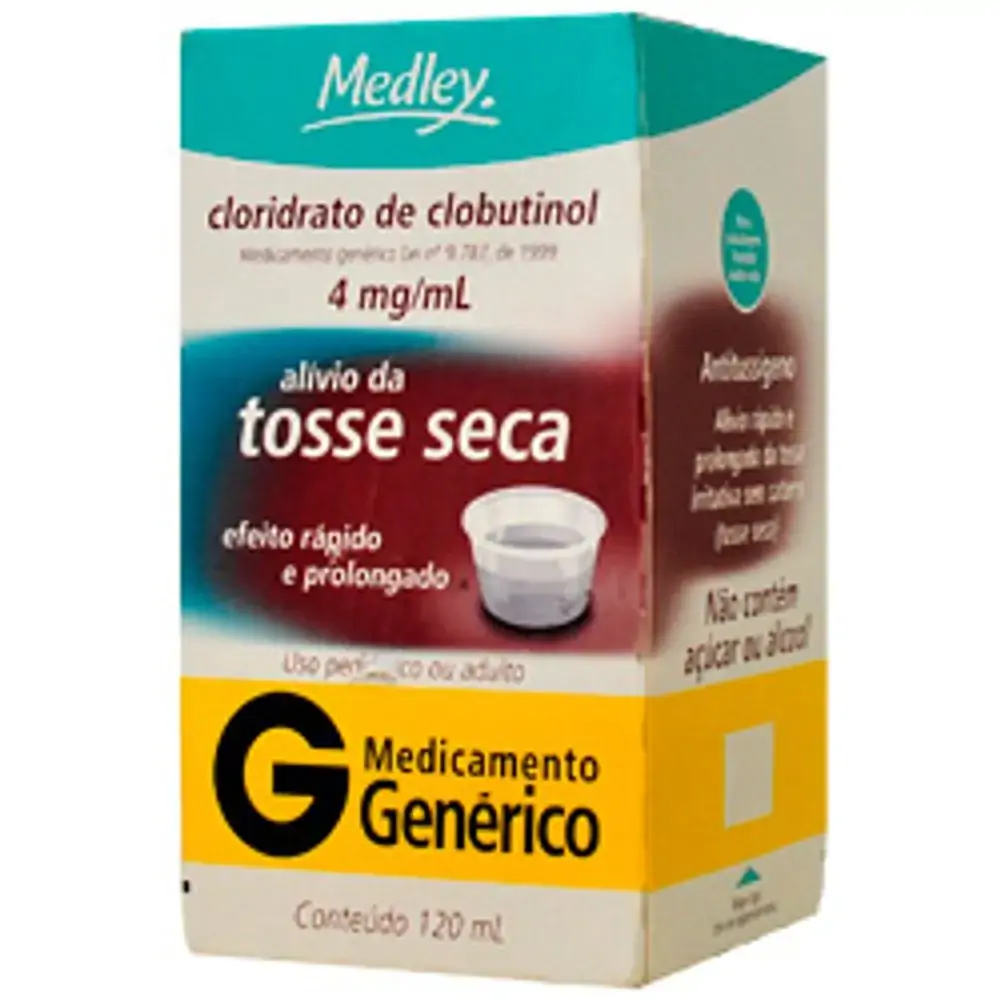 Cloridrato De Clobutinol 4 Mg/ml Medley Genérico