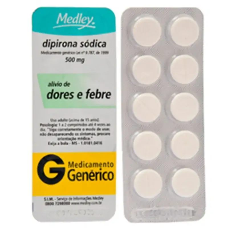Dipirona Monoidratada 500mg Medley 240 Comprimidos