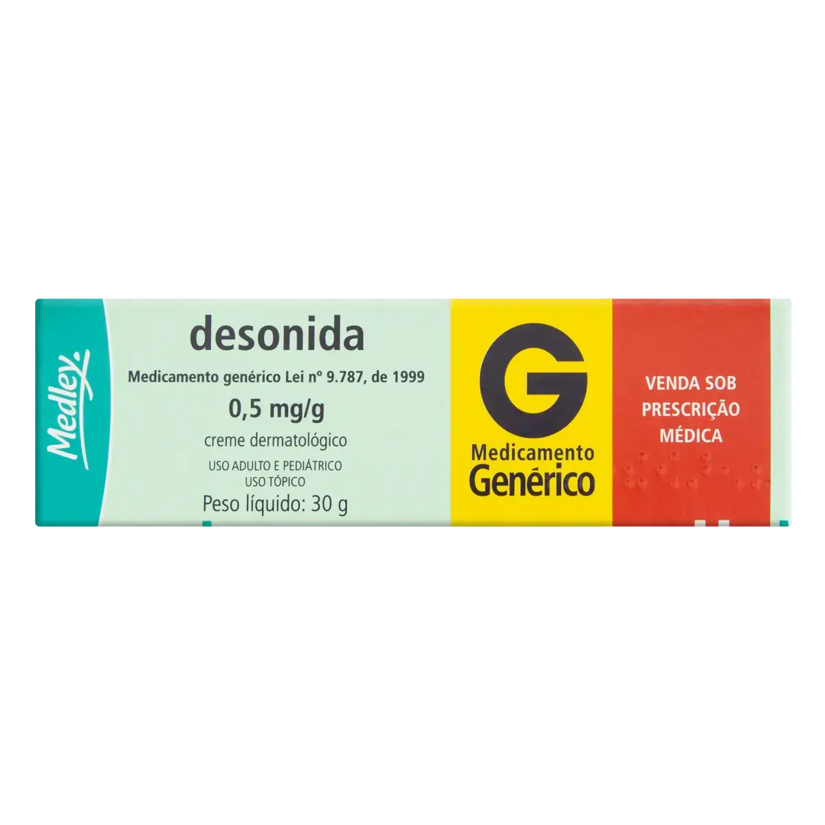 Desonida 0,5mg/g Medley Caixa 30g Creme
