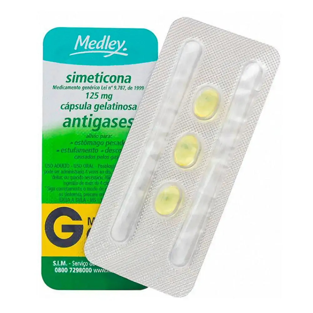 Simeticona 125 Mg 90 Cápsulas Medley Genérico