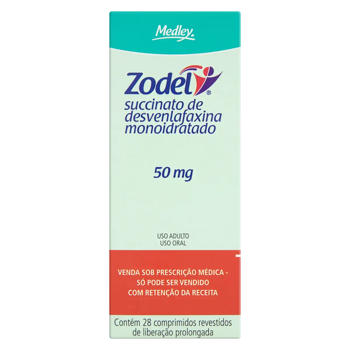 Zodel 50mg Medley Caixa 28 Comprimidos Revestidos