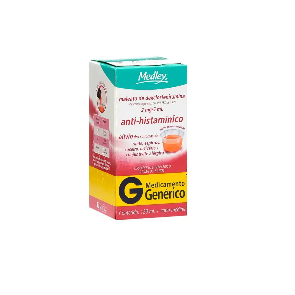 Maleato De Dexclorfeniramina 10 Mg/g Creme Dermatológico Medley Genérico