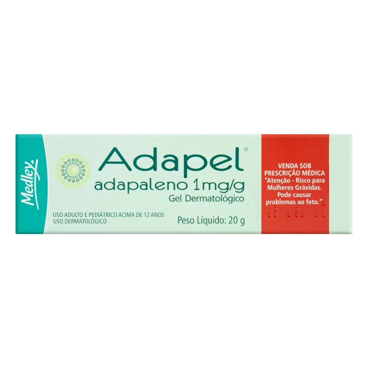 Adapel Gel 1mg/g Medley Caixa 20g