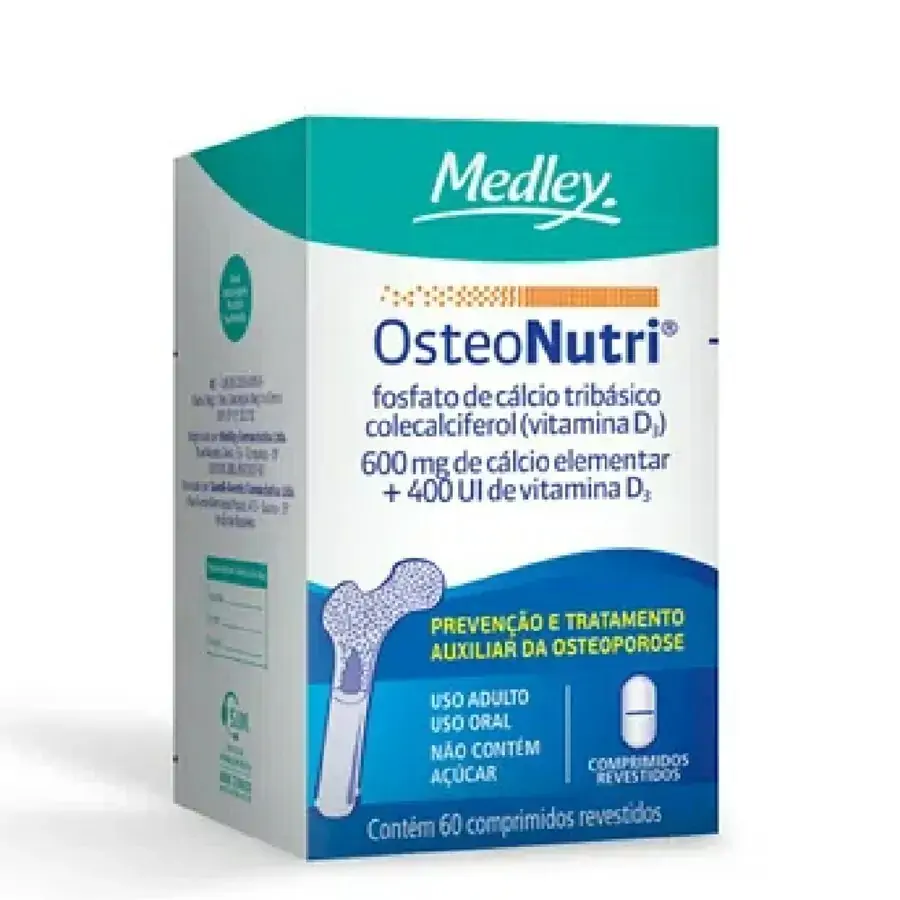 Osteonutri 600mg 400ui Cx 60 Comp Rev